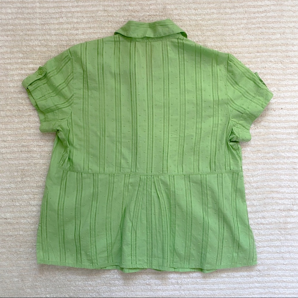 Coldwater Creek short sleeve blouse - Picture 11 of 12